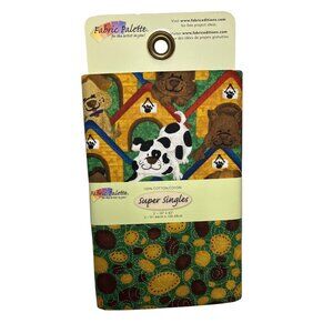 Fabric Palette Super Singles Dog Themed Cotton Fabric Bundle 2 Yards